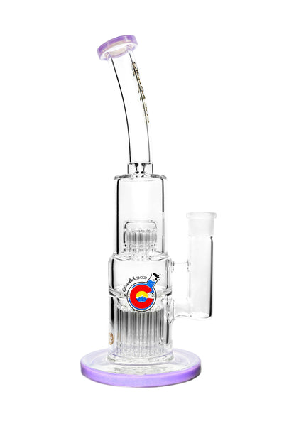 Glasslab 303 Water Pipe - Bird Cage to Tree Percolator (Multiple Colors)