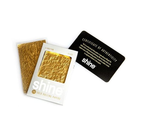 Shine 24k Gold Rolling Papers 2-Pack